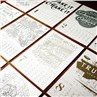 stamping for the card paper